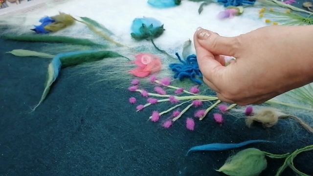 Показываю, как выкладываю розочку на блузоне смотреть онлайн