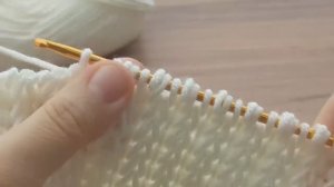 Удивительно - Очень простое тунисское вязание крючком