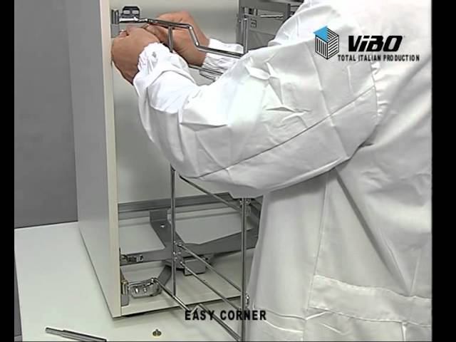 VIBO - выдвижные полки Easy Corner смотреть онлайн