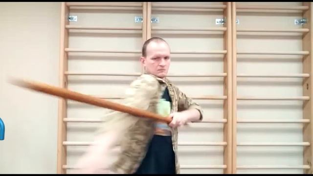 Зарисовки с тренировки. Разминка с палкой. смотреть онлайн