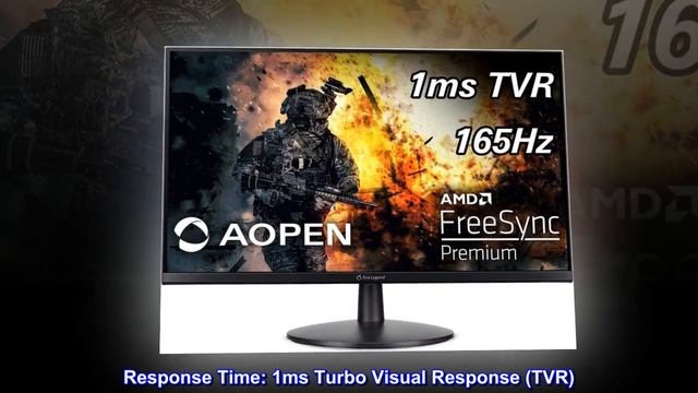 AOPEN 24MV1Y Pbmiipx 23.8" Full HD (1920 x 1080) FPS RTS Gaming Monitor | AMD FreeSync Premium смотреть онлайн