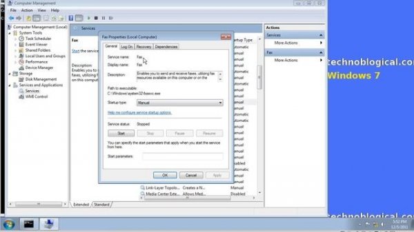 net start and net stop a service