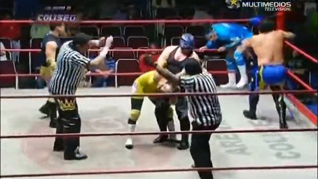 Angel Justicerio, Erika Sotelo, Larry Miranda vs Corazón de Barrio, Silver Star, Vaquero Romo смотреть онлайн