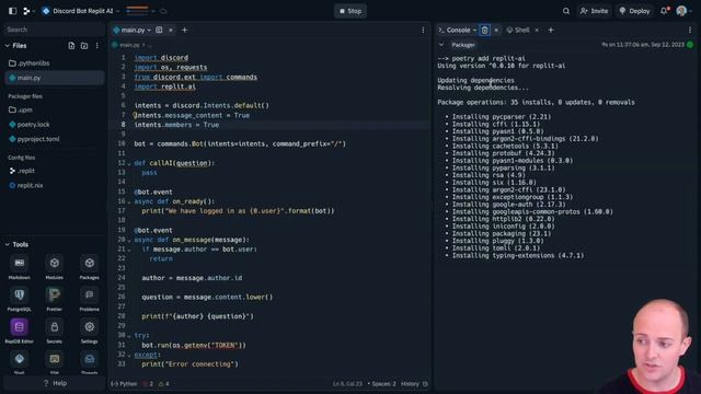 Replit ModelFarm, the fastest and safest way to build Generative AI applications | AI Discord Bot смотреть онлайн