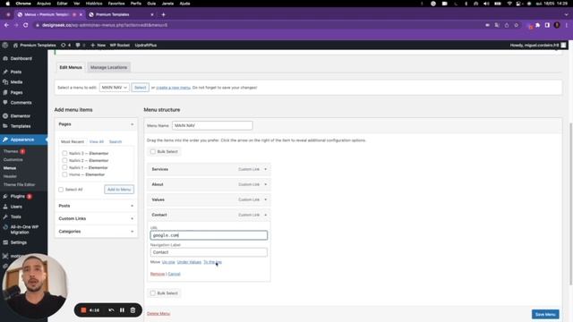 WordPress Tutorial: How to Open Menu Items Open in a New Window смотреть онлайн