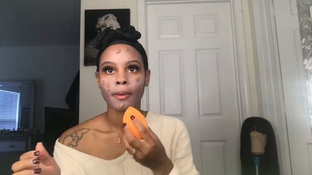 CALAMINE LOTION AS A PRIMER | OILY SKIN HACK | WOC MAKEUP | ARIANATHEGAWD