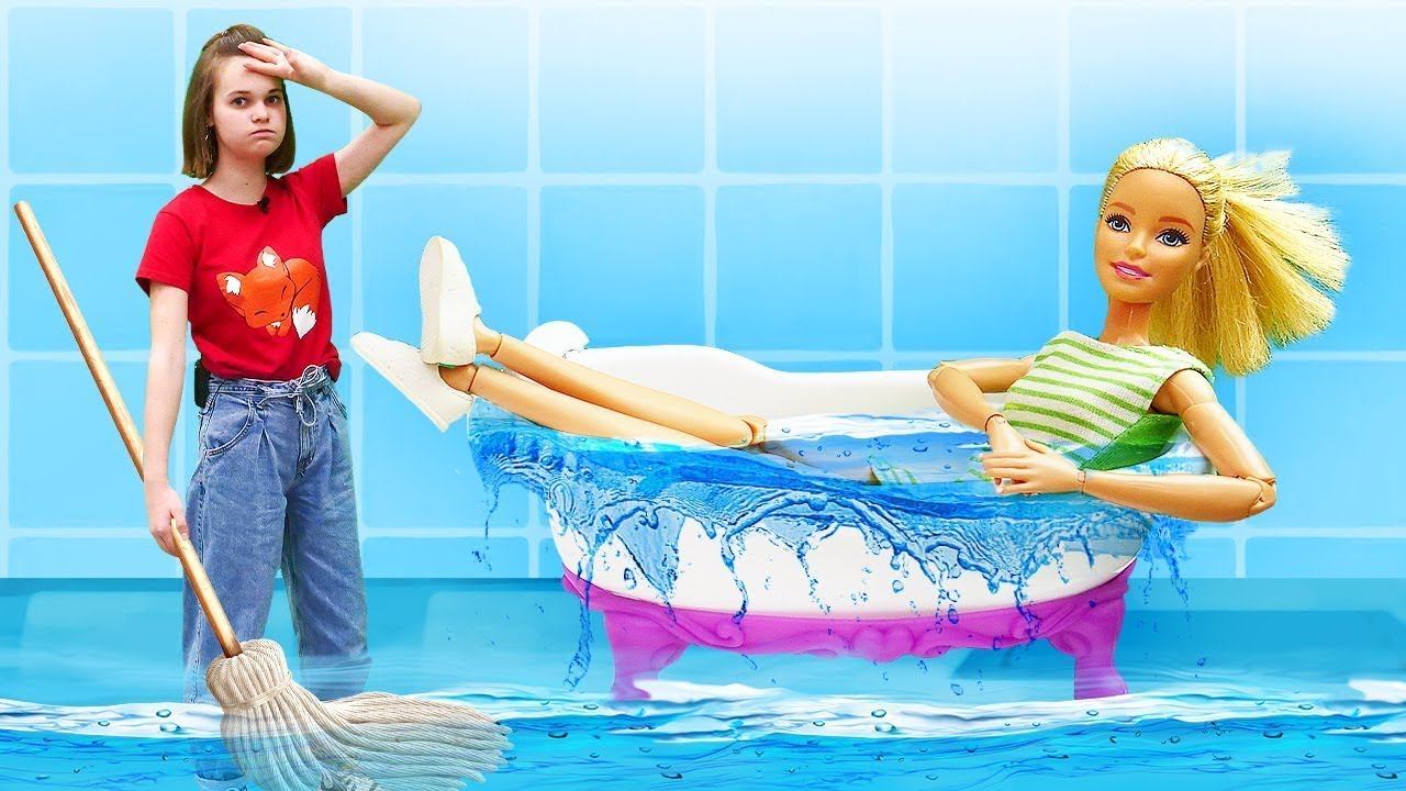 Куклы Барби и Эльза - Видео для девочек - Эльза Холодное сердце заболела смотреть онлайн