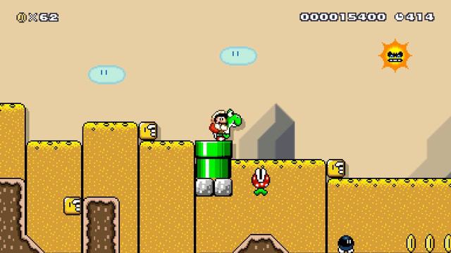 Super Mario Maker 2 🔧 W6-1 Candy Apple Climb 1 🔧 Shrooom! смотреть онлайн