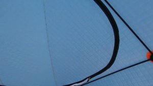 Палатка куб зимняя синяя 3-х слойная 200*200*210