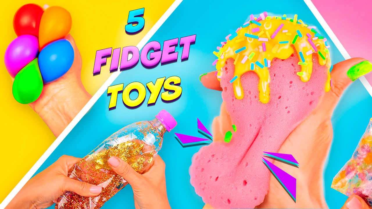 5 Идей как сделать Антистресс своими руками Симпл димпл Сквиш, из шариков и др…