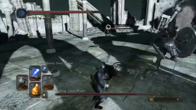 Ep33 Dark Souls 2 King's Passage ring, Looking Glass Knight boss fight смотреть онлайн