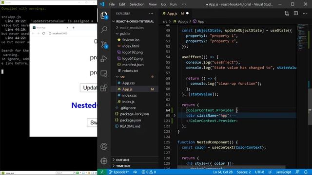 combining useContext with useReducer | React Hooks Tutorial #7 смотреть онлайн