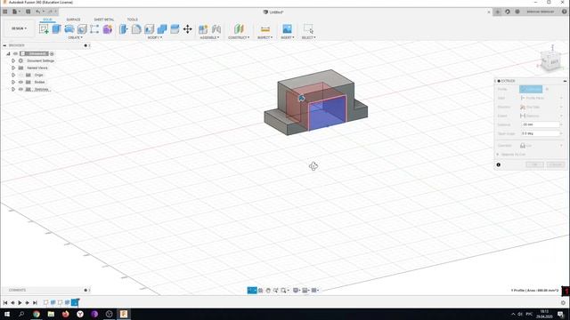 3D Painter. Первое создание 3D модели во fusion 360. смотреть онлайн