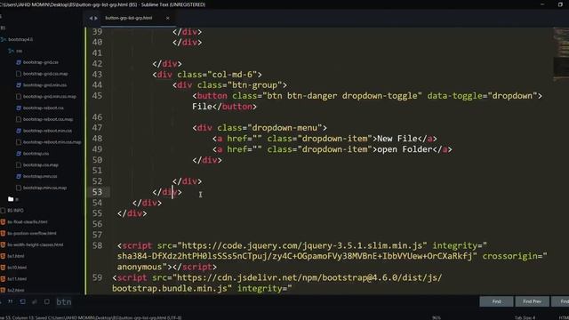 BS Button / List Group | Spinner | Layout| Responsiveness | Bootstrap 4.6 | Jahid Momin | India смотреть онлайн