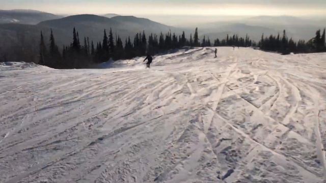 Шерегеш 2022/23. Спуск с креста. смотреть онлайн