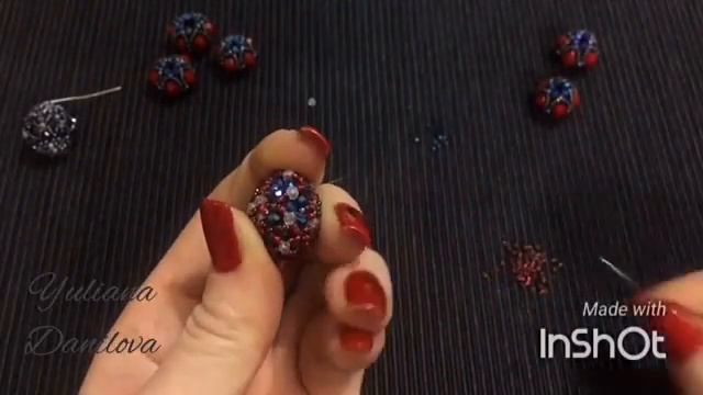 Плетение бусины из бисера. смотреть онлайн