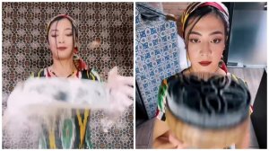 Красиво готовит лепешки ?