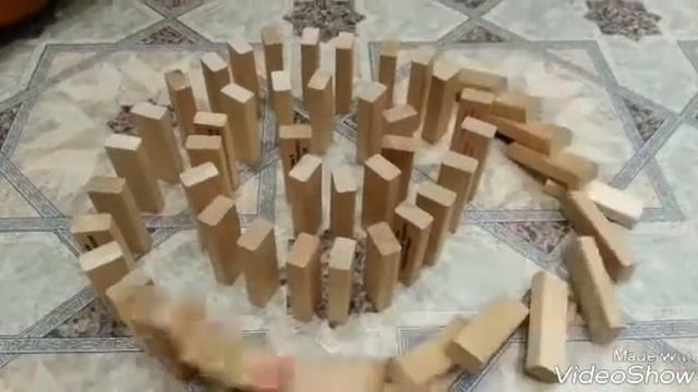 ДЕЛАЮ ЦЕПНУЮ РЕАКЦИЮ ИЗ БРУСКОВ! смотреть онлайн