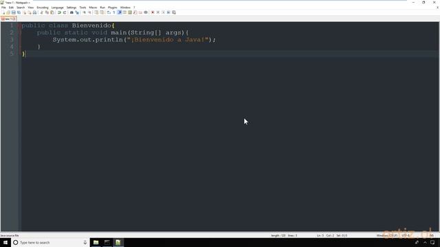 Java - Ejercicio 3: Primer Programa en el Lenguaje de Programación Java смотреть онлайн