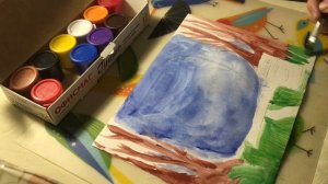 1 класс. Тема "Город в котором мы живём".Урок ИЗО.