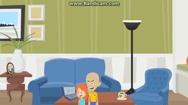 Caillou scares Rosie with the scary maze game. смотреть онлайн