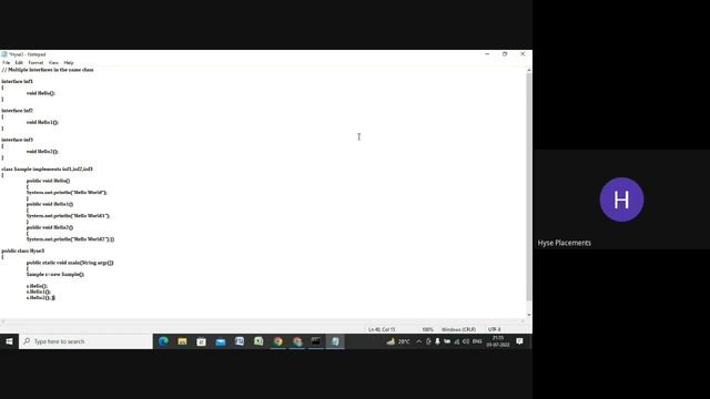 Java Class No.15 By Hyse Digital Academy | Online Classes смотреть онлайн