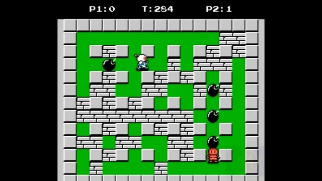 Let's play BombermaN 2 (Nes, 8bit, 2 player) смотреть онлайн