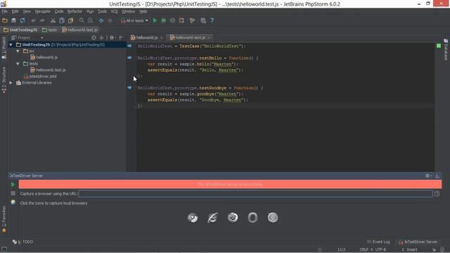 JavaScript Unit Testing in PhpStorm - PhpStorm Video Tutorial смотреть онлайн