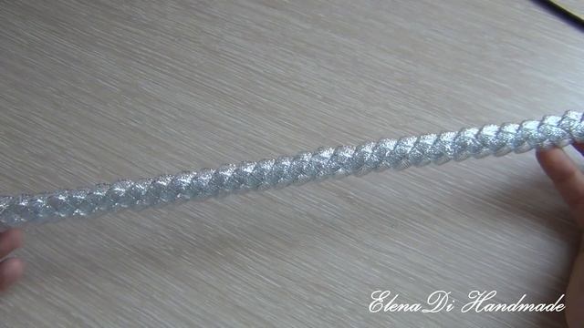 Диадема на Новый год. Просто и красиво. Мастер класс для новичков. смотреть онлайн