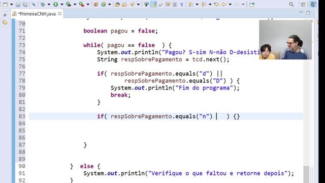 Java - if, Classe Scanner, if else, while (Exemplo CNH - parte 3) смотреть онлайн