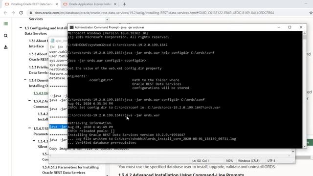Oracle Apex 20.1 Installation on Oracle 12c | Part 2 | ORDS смотреть онлайн