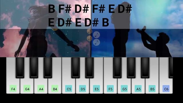 Runaway [FAST + SLOW] - AURORA | Mobile Perfect Piano Tutorial | Instagram Reels Song смотреть онлайн