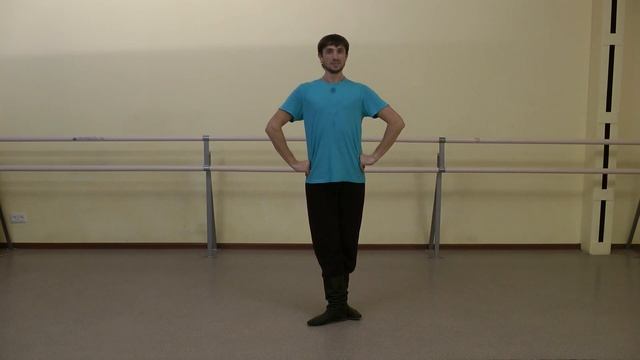 Комбинация "Веревочка" с перескоком Русский танец Танцы онлайн Сампляс® смотреть онлайн