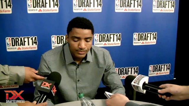 Gary Harris - 2014 NBA Draft Media Day смотреть онлайн