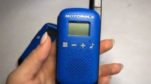 Рация Motorola Talkabout T42 BLUE . Обзор функций