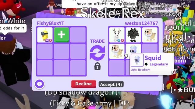 Trading a MEGA MINION CHICK in Adopt Me! смотреть онлайн