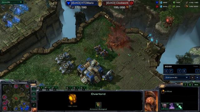 HD Starcraft 2 HTO.Mario v HTO.ClockWork смотреть онлайн