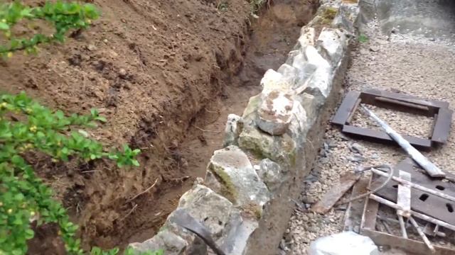 Копка траншеи, установка бордюров, доставка смеси смотреть онлайн