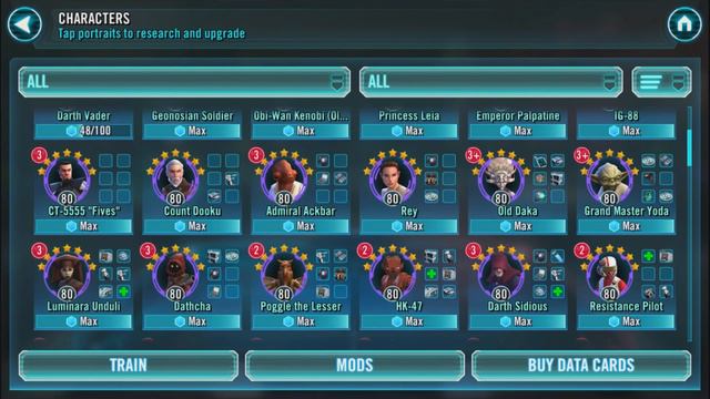 Star Wars: Galaxy Of Heroes - Level Cap 85 AAT Raid Update PVP Thoughts смотреть онлайн