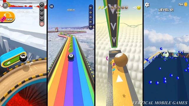 Going Balls vs Rolling Balls 3D vs Action Balls vs Rolling Doubles - Number Balls Fun Run 3D Games смотреть онлайн