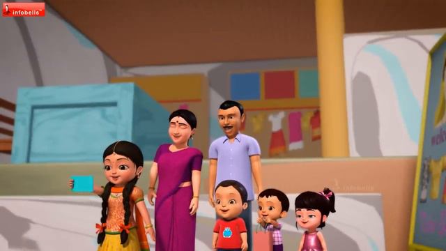 Chimna Chimnicha Lagina Song | Marathi Rhymes for Children & Balgeet | Infobells смотреть онлайн
