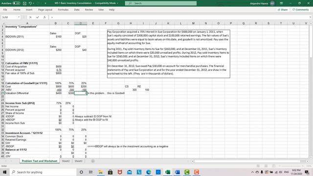 1 M5 1 Interco Tran Inv Prob 1 Part 1 смотреть онлайн
