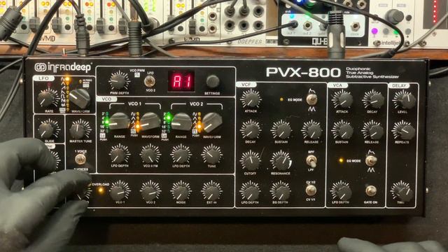 InfraDeep PVX-800 Polivoks synth module смотреть онлайн