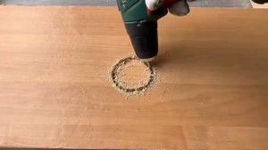 Отверстие любой формы в дереве без коронки и лобзика
