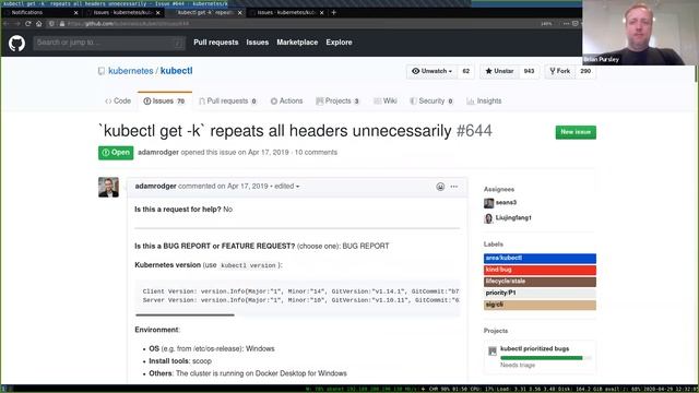 Kubernetes SIG CLI 20200429 - bug scrub смотреть онлайн