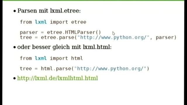 lxml - schnelles XML mit Python смотреть онлайн