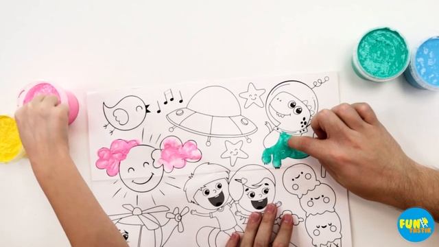 Рисуем пальчиками с красками от Genio Kids смотреть онлайн