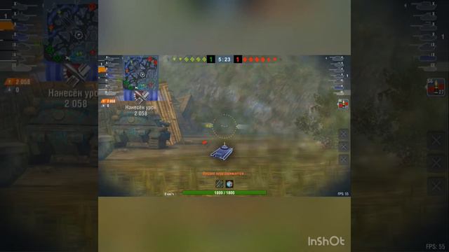 FV4005 world of tanks blitz в бой! Победа! Хороший танк.#wotblitz #вотблиц смотреть онлайн