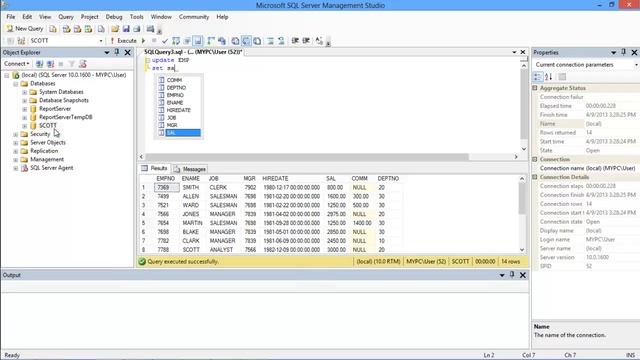 How to Update Query in SQL смотреть онлайн