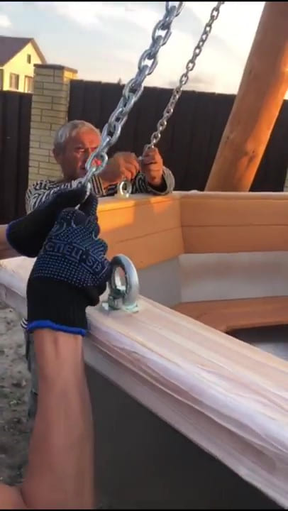 Установка Сибирского Банного Чана у заказчика смотреть онлайн